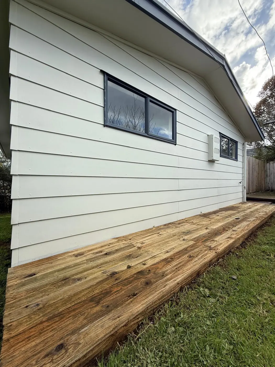 House exterior after professional washing